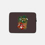 Green Vs Red-none zippered laptop sleeve-nickzzarto