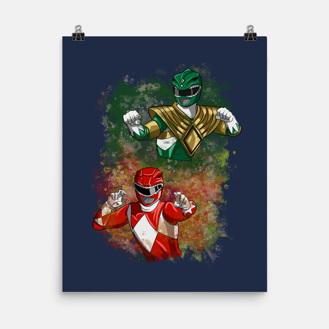 Green Vs Red-none matte poster-nickzzarto