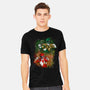 Green Vs Red-mens heavyweight tee-nickzzarto