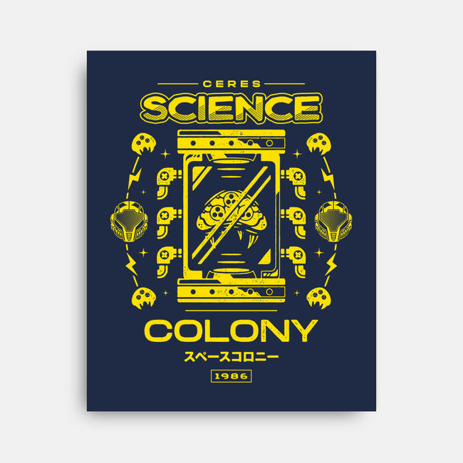 Science Colony-none stretched canvas-Logozaste