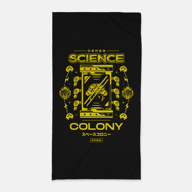 Science Colony-none beach towel-Logozaste