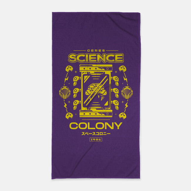 Science Colony-none beach towel-Logozaste