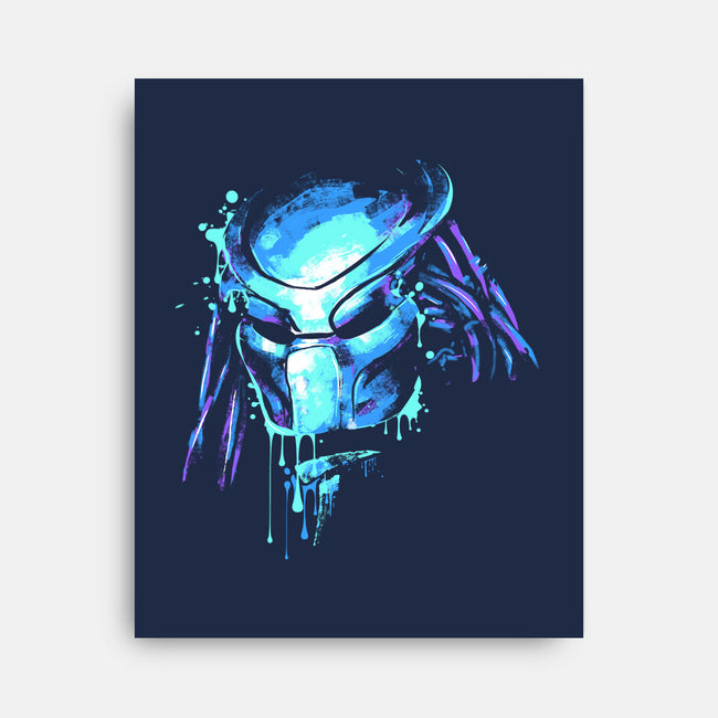 Colorful Predator-none stretched canvas-IKILO