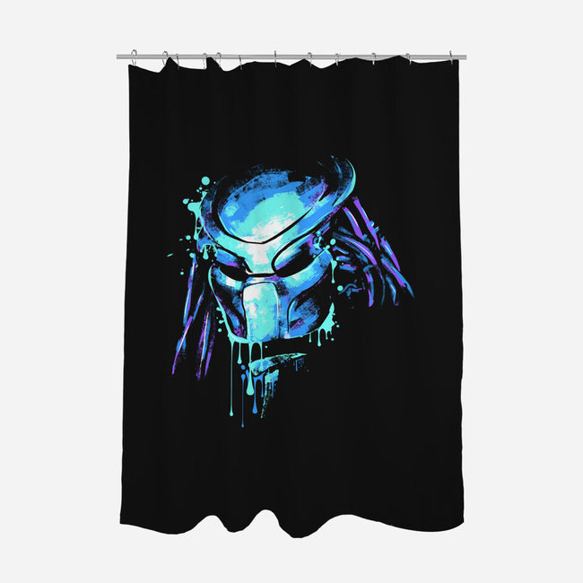 Colorful Predator-none polyester shower curtain-IKILO