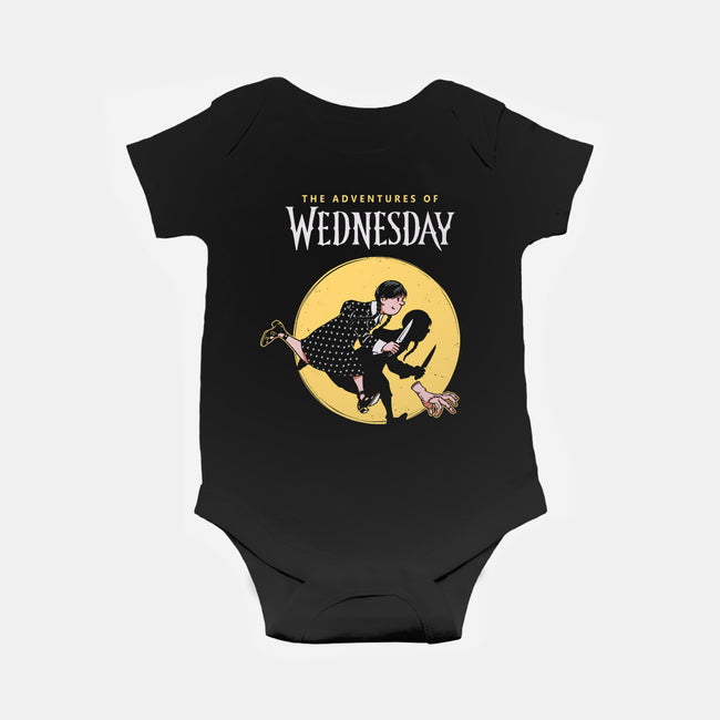 The Adventures Of Wednesday-baby basic onesie-Getsousa!