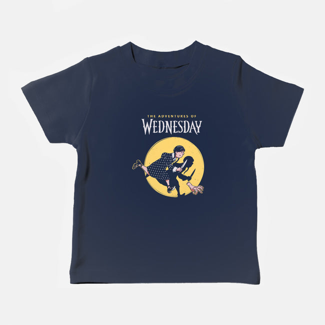 The Adventures Of Wednesday-baby basic tee-Getsousa!