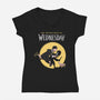 The Adventures Of Wednesday-womens v-neck tee-Getsousa!