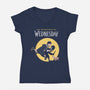 The Adventures Of Wednesday-womens v-neck tee-Getsousa!