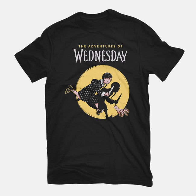 The Adventures Of Wednesday-womens basic tee-Getsousa!