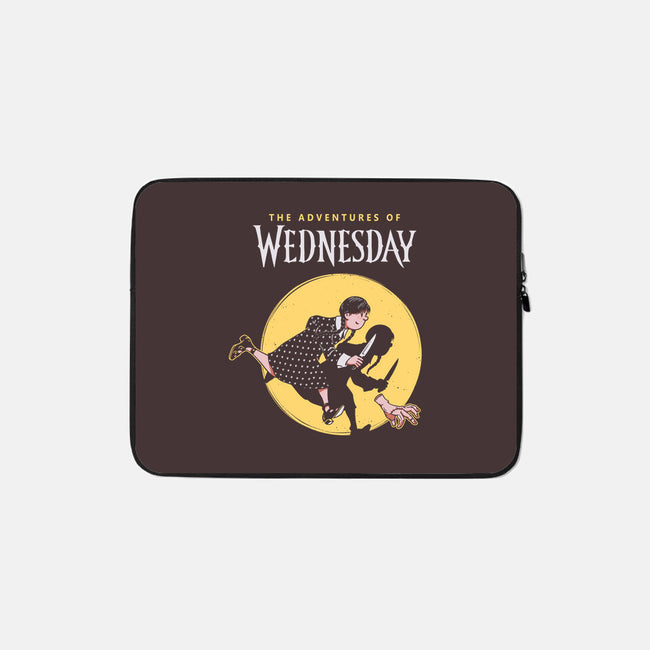 The Adventures Of Wednesday-none zippered laptop sleeve-Getsousa!
