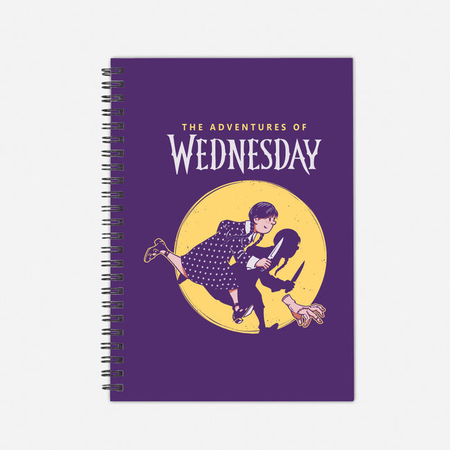 The Adventures Of Wednesday-none dot grid notebook-Getsousa!