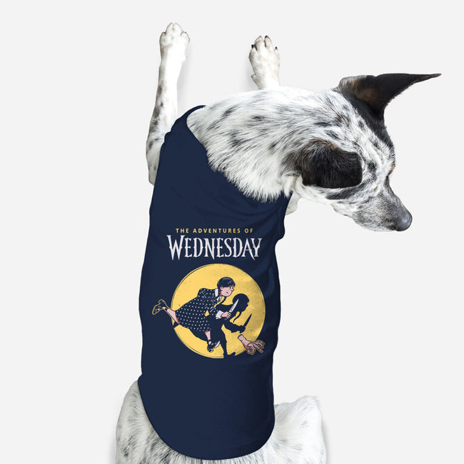 The Adventures Of Wednesday-dog basic pet tank-Getsousa!
