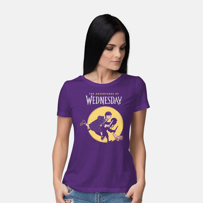 The Adventures Of Wednesday-womens basic tee-Getsousa!