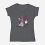 The Sword In The Grayskull-womens v-neck tee-se7te
