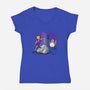 The Sword In The Grayskull-womens v-neck tee-se7te