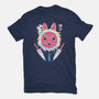 Fight Mask-womens fitted tee-Douglasstencil