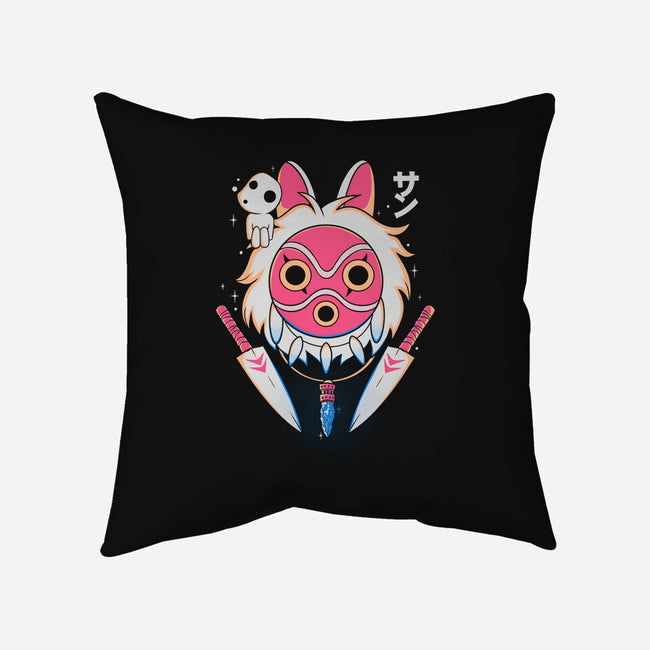 Fight Mask-none removable cover w insert throw pillow-Douglasstencil