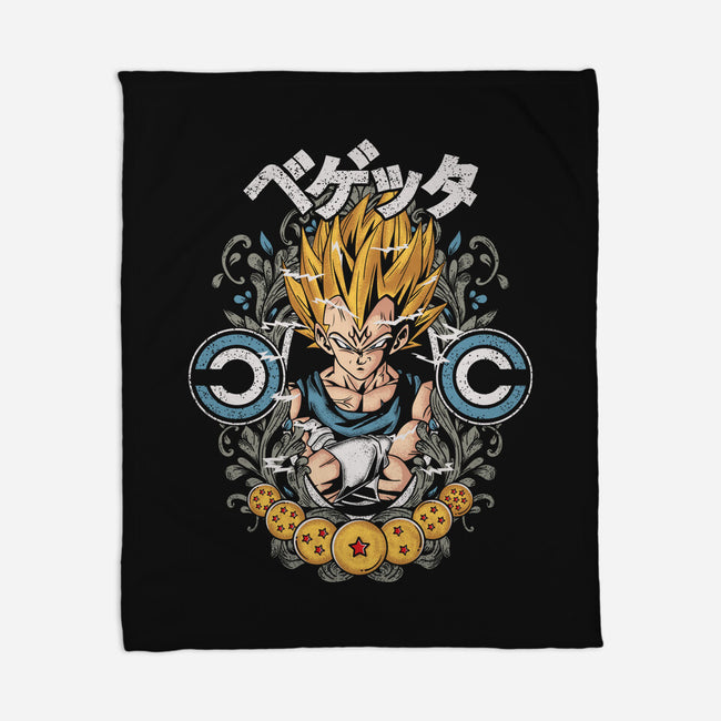 Vegeta-none fleece blanket-turborat14