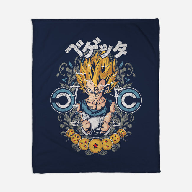 Vegeta-none fleece blanket-turborat14