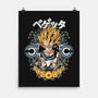 Vegeta-none matte poster-turborat14