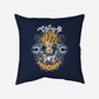 Vegeta-none removable cover w insert throw pillow-turborat14