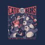 Cats Vs Bears-none basic tote bag-tobefonseca