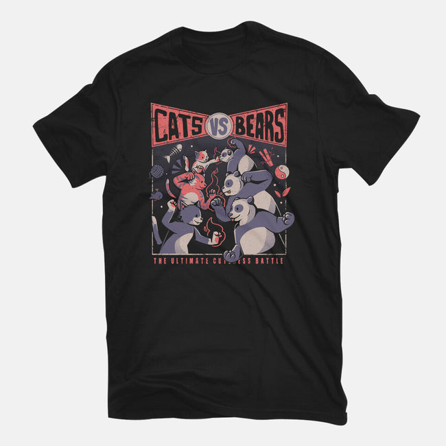 Cats Vs Bears-unisex basic tee-tobefonseca