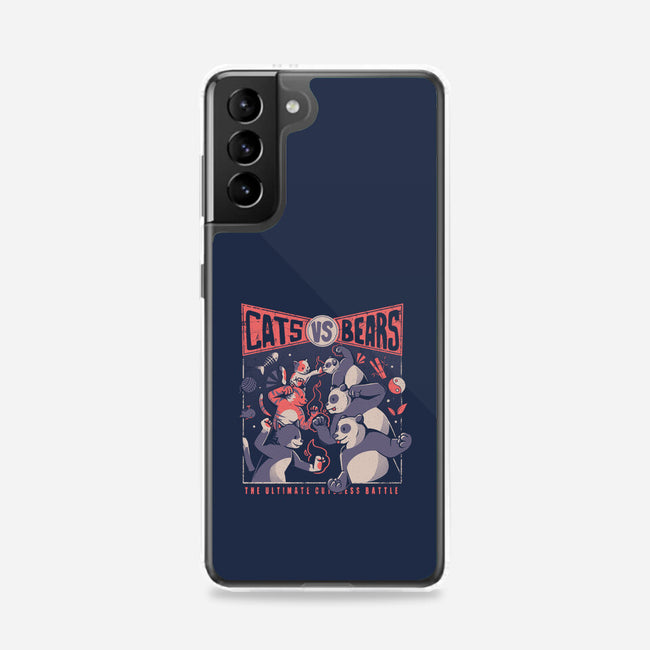 Cats Vs Bears-samsung snap phone case-tobefonseca