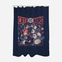 Cats Vs Bears-none polyester shower curtain-tobefonseca