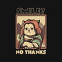 Smile? No Thanks-unisex crew neck sweatshirt-tobefonseca