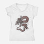 Princess Of Dragons-womens v-neck tee-kg07