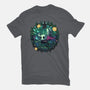 The Knight And The Hornet-womens fitted tee-Ca Mask