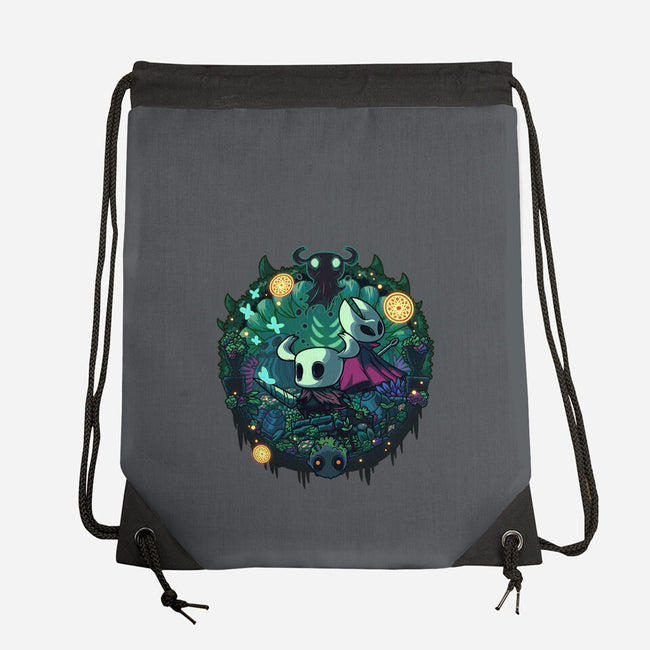 The Knight And The Hornet-none drawstring bag-Ca Mask