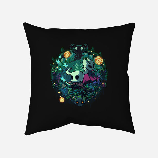 The Knight And The Hornet-none removable cover w insert throw pillow-Ca Mask