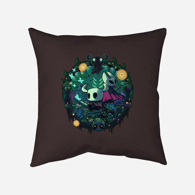The Knight And The Hornet-none removable cover w insert throw pillow-Ca Mask