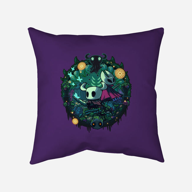 The Knight And The Hornet-none removable cover w insert throw pillow-Ca Mask