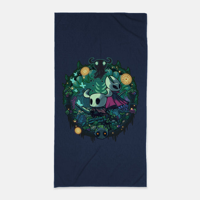 The Knight And The Hornet-none beach towel-Ca Mask