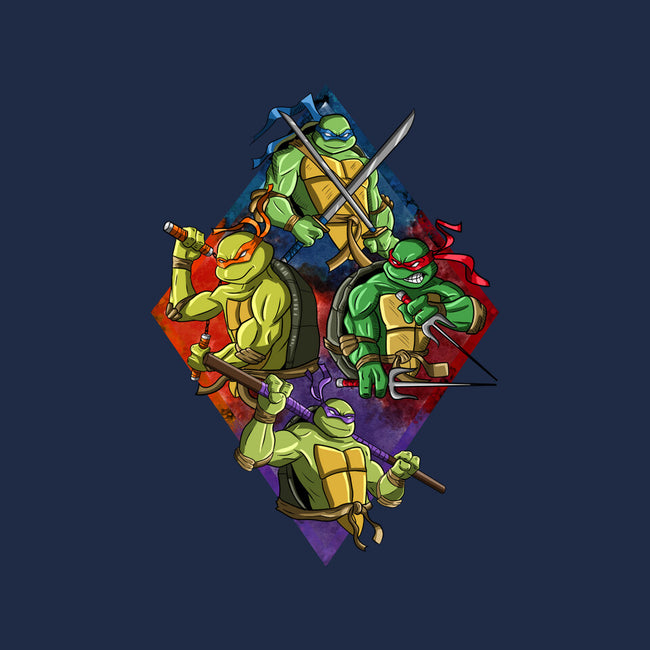 The Turtle Brothers-womens fitted tee-nickzzarto