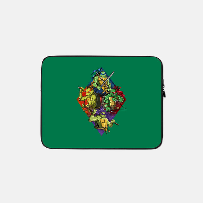 The Turtle Brothers-none zippered laptop sleeve-nickzzarto