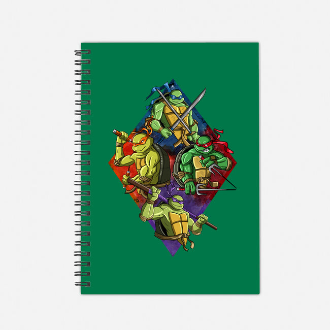 The Turtle Brothers-none dot grid notebook-nickzzarto
