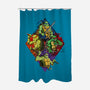 The Turtle Brothers-none polyester shower curtain-nickzzarto