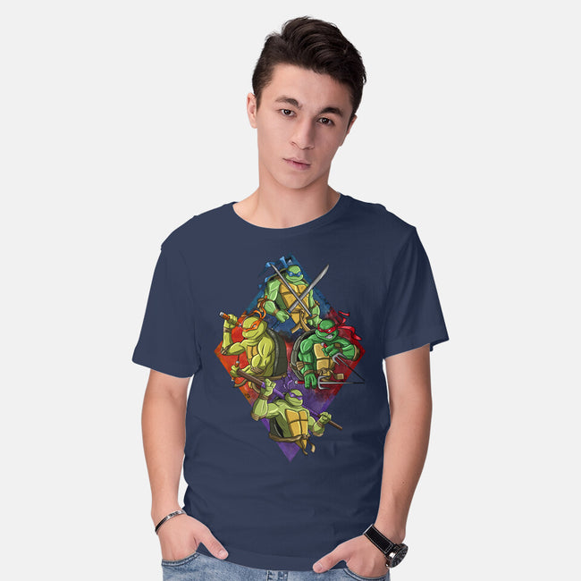 The Turtle Brothers-mens basic tee-nickzzarto