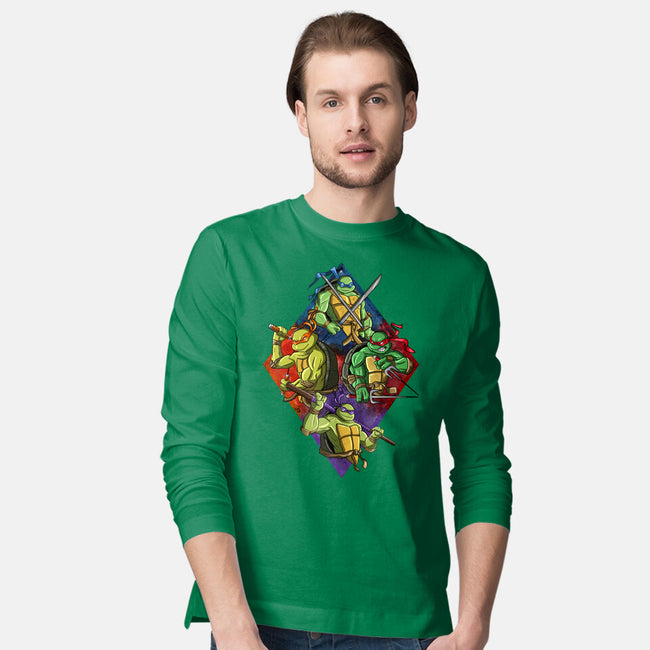 The Turtle Brothers-mens long sleeved tee-nickzzarto