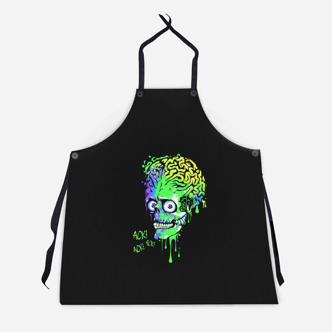 Colorful Martian-unisex kitchen apron-IKILO