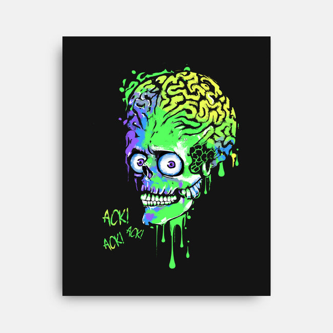 Colorful Martian-none stretched canvas-IKILO