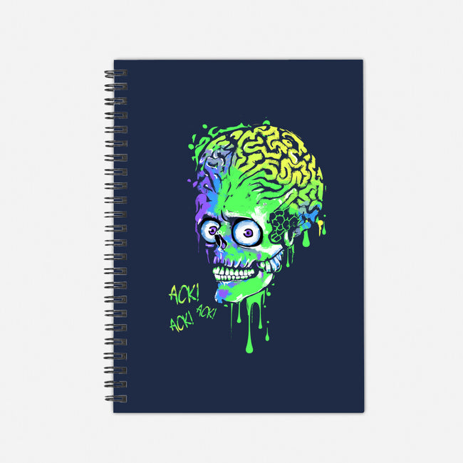 Colorful Martian-none dot grid notebook-IKILO