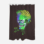 Colorful Martian-none polyester shower curtain-IKILO