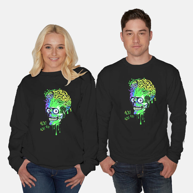 Colorful Martian-unisex crew neck sweatshirt-IKILO