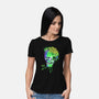 Colorful Martian-womens basic tee-IKILO