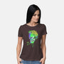 Colorful Martian-womens basic tee-IKILO